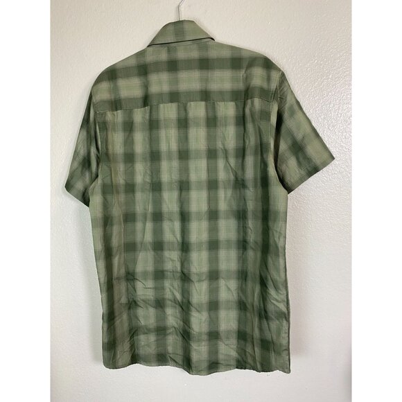 Dixxon Flannel Palo Verde Green Plaid Shirt D-Lux Bamboo Blend Men Size Small - Picture 2 of 14